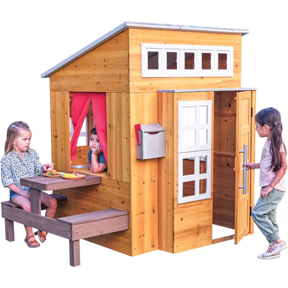 Kids Outdoor Grill Set - Conjunto de Casinha de Brinquedo Moderna