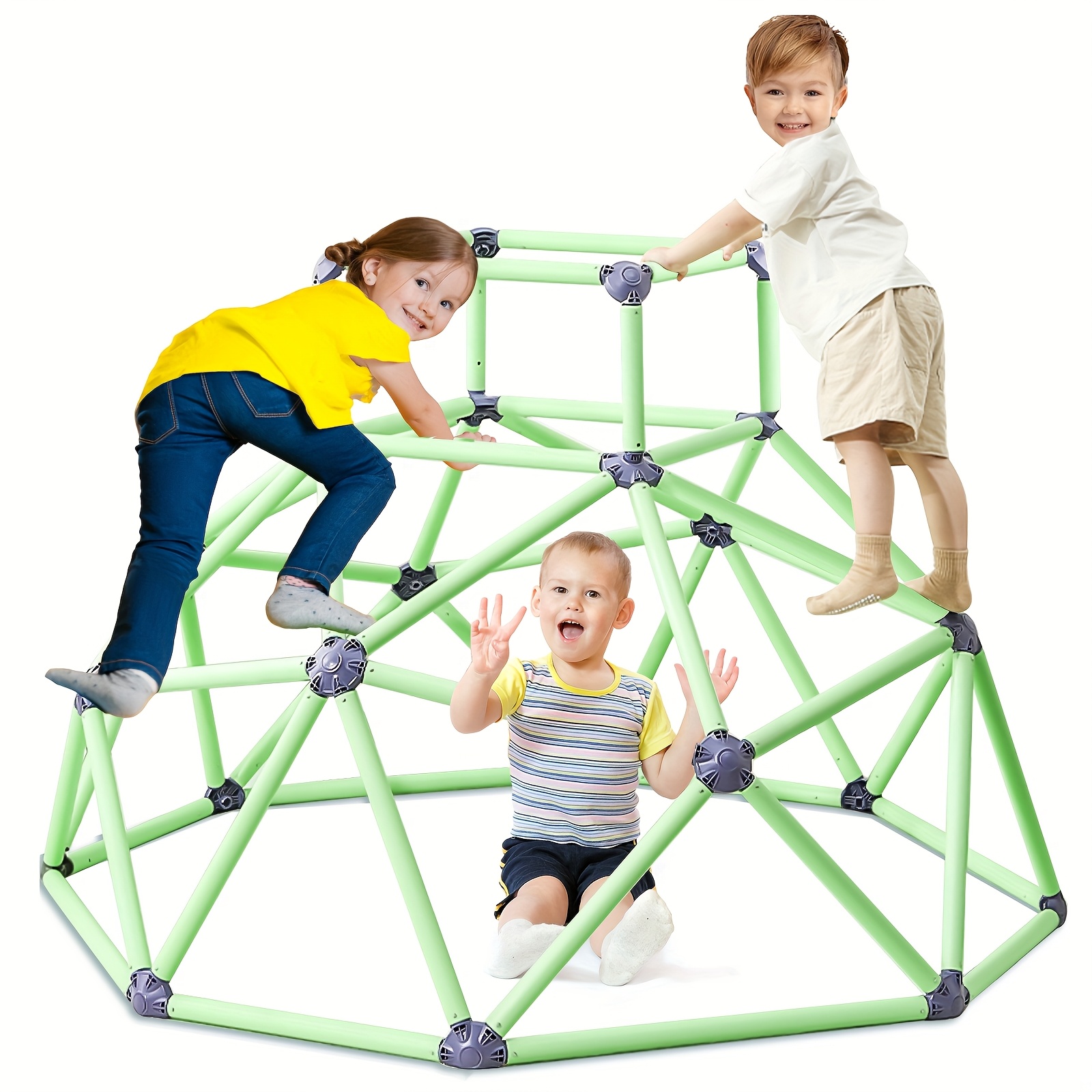 Kids Outdoor Jungle Gym Dome - Barras de escalada torre-brinquedos ativos diversão