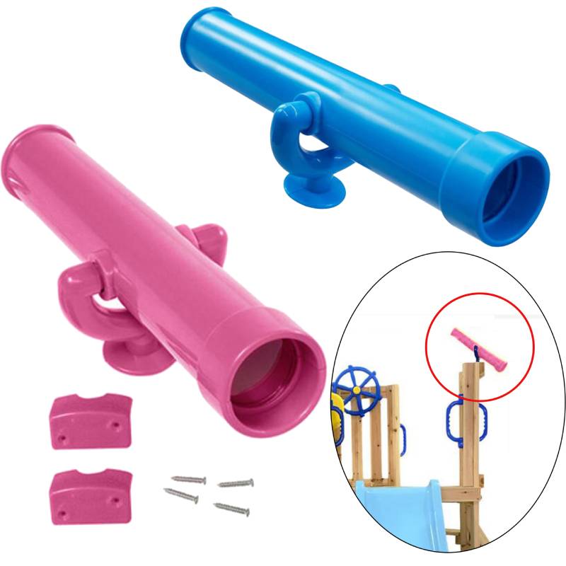 Kids Outdoor Swing Set - Telescópio de brinquedo para crianças, acessórios