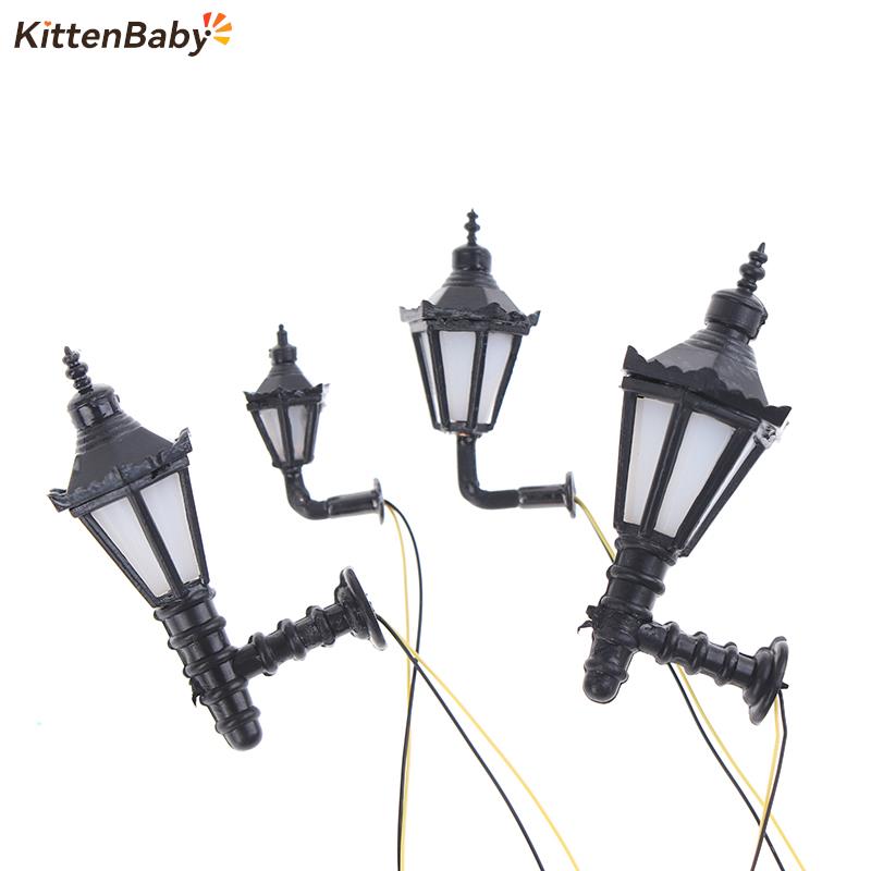 Kids Outdoor Cubby House - Dollhouse Miniature LED Wall Lamp, Simulação