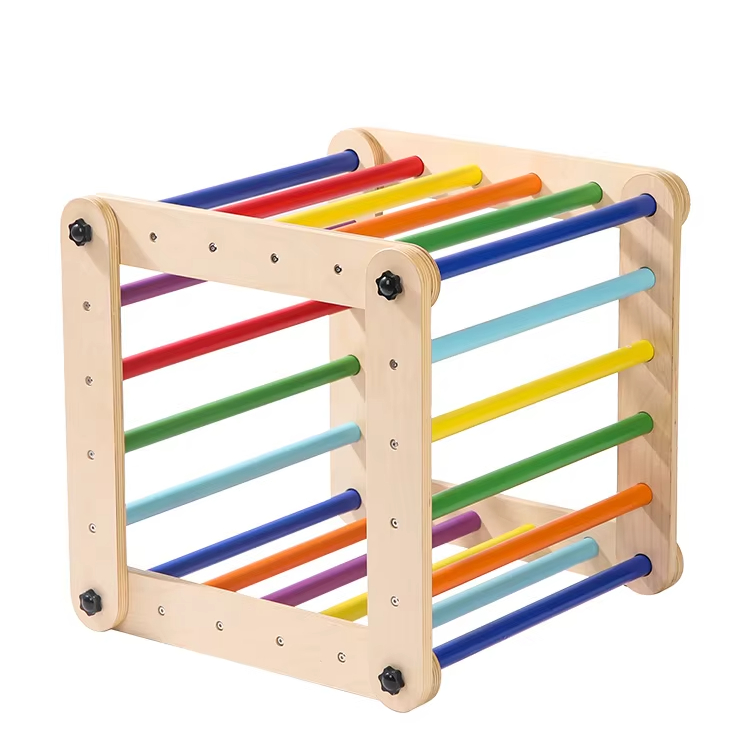 Kids Outdoor Wooden Climbing Frame - Conjunto de 3 Estruturas de Escalada