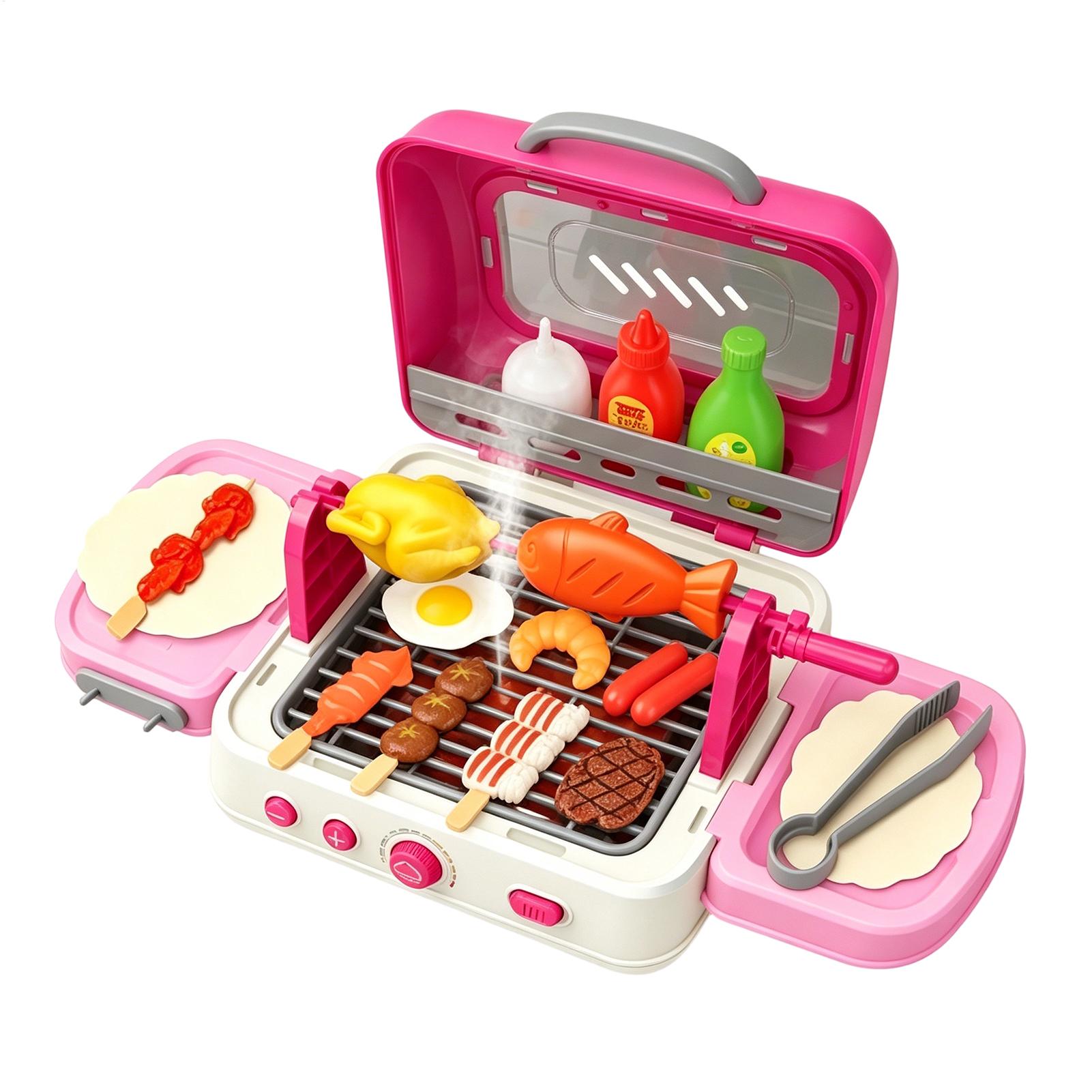 Kids Outdoor Grill Set - Conjunto de Brinquedos de Churrasqueira Infantil