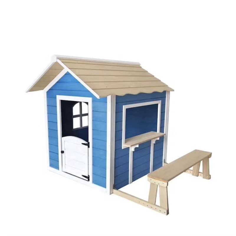 Kids Outdoor Cubby House - Casa de Brinquedo Moderna para Crianças
