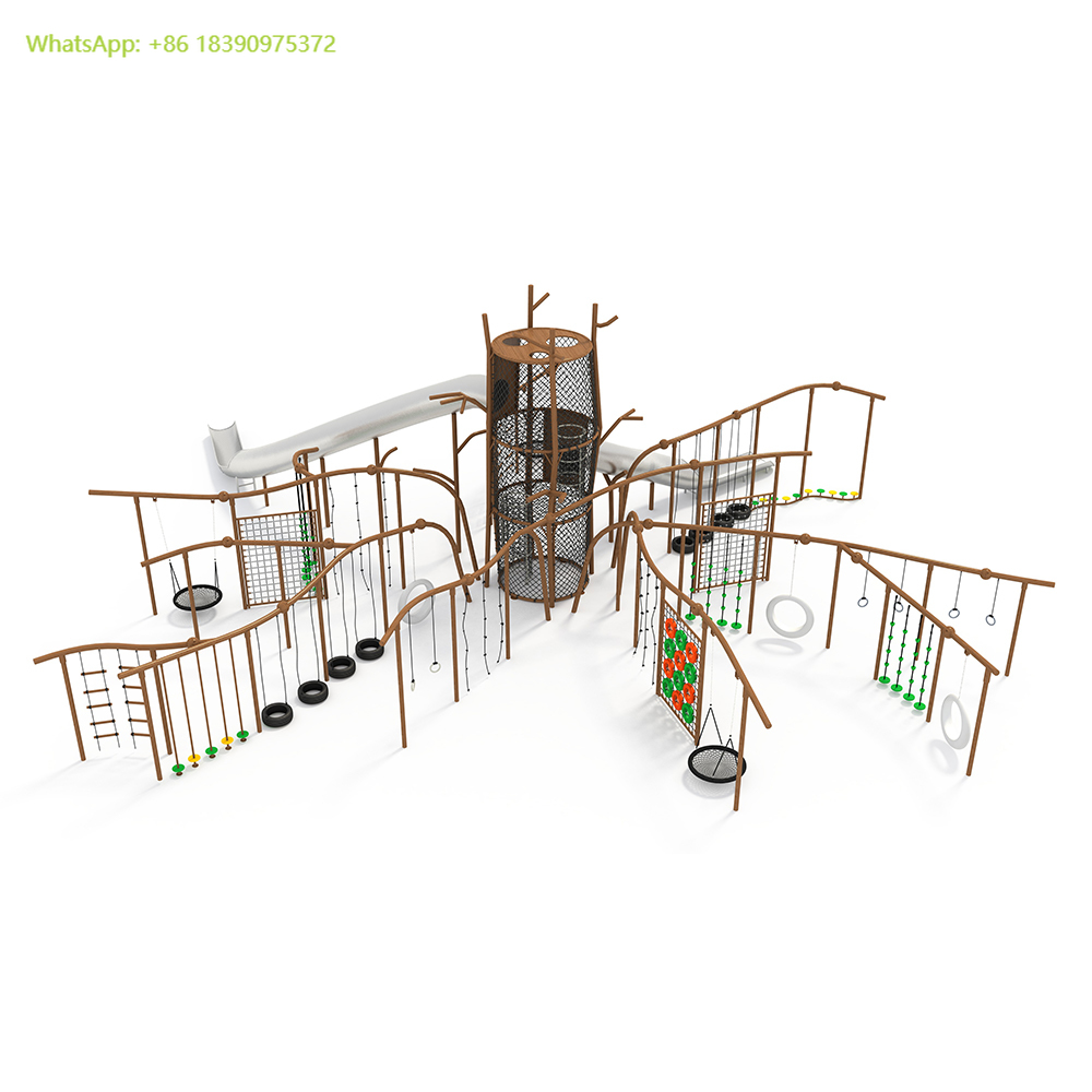 Kids Outdoor Climbing Equipment - Equipamento comercial personalizado para playground ao