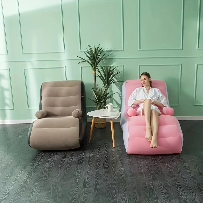 Kids Outdoor Lounge Furniture - Inflável em forma de S sofá