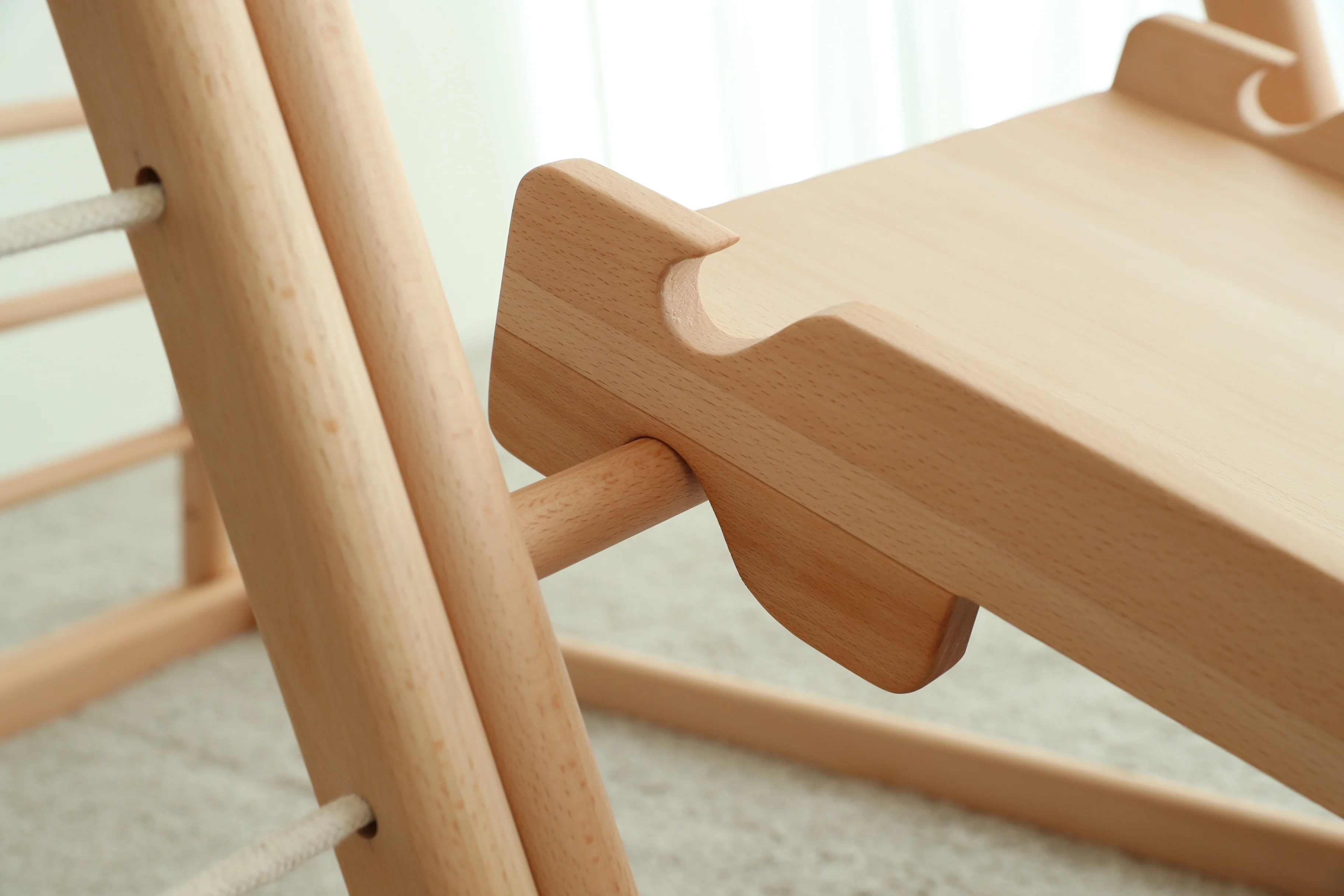 Escada de Corda para Crianças, - Kids Outdoor Wooden Climbing Frame avaliação e preço