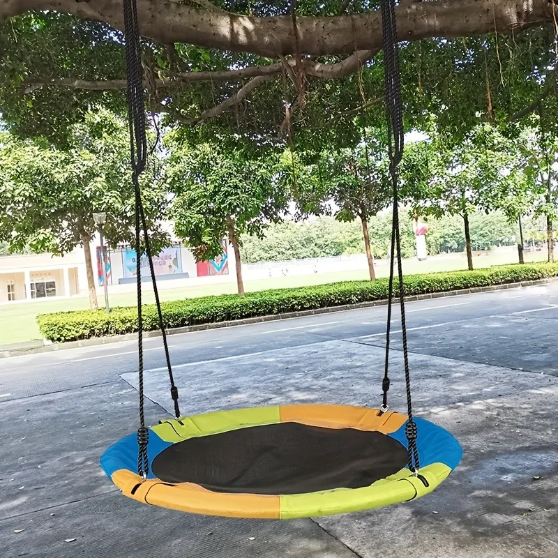 Rede de Lona Oxford Circular p - Kids Outdoor Swing Set avaliação e preço