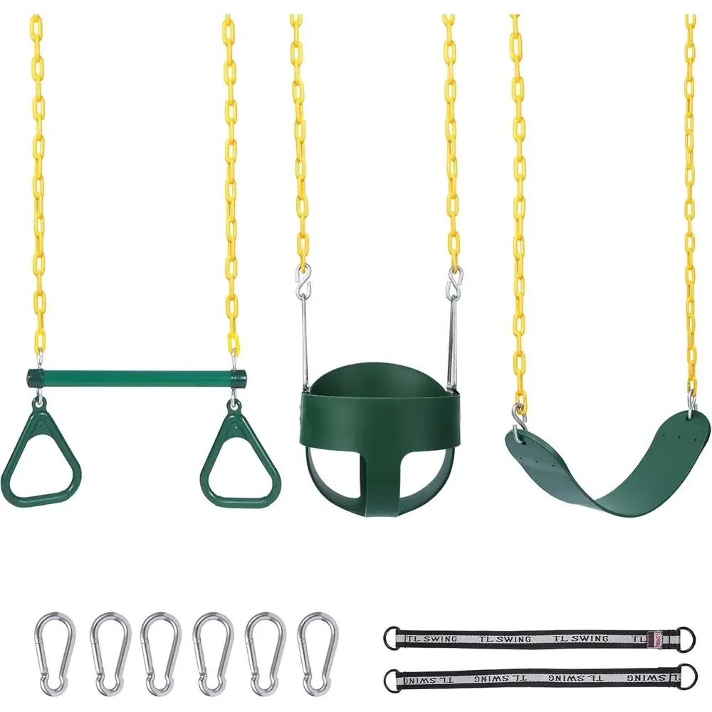 Conjunto de Balanço para Exter - Kids Outdoor Swing Set avaliação e preço