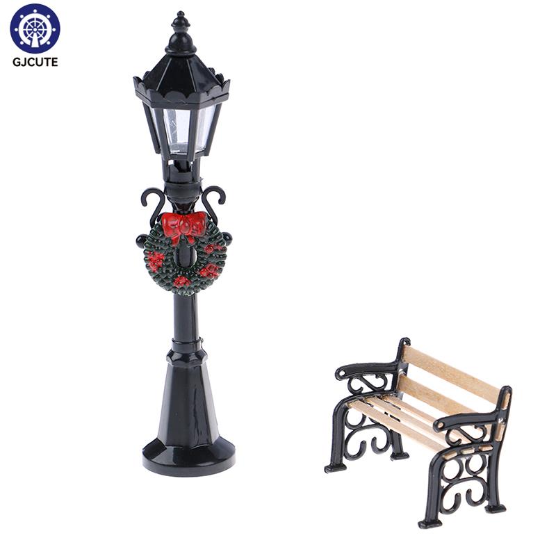 Miniatura Natal Street Lamp Po - Kids Outdoor Cubby House avaliação e preço