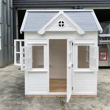 Fábrica infantil ao ar livre C - Kids Outdoor Cubby House avaliação e preço
