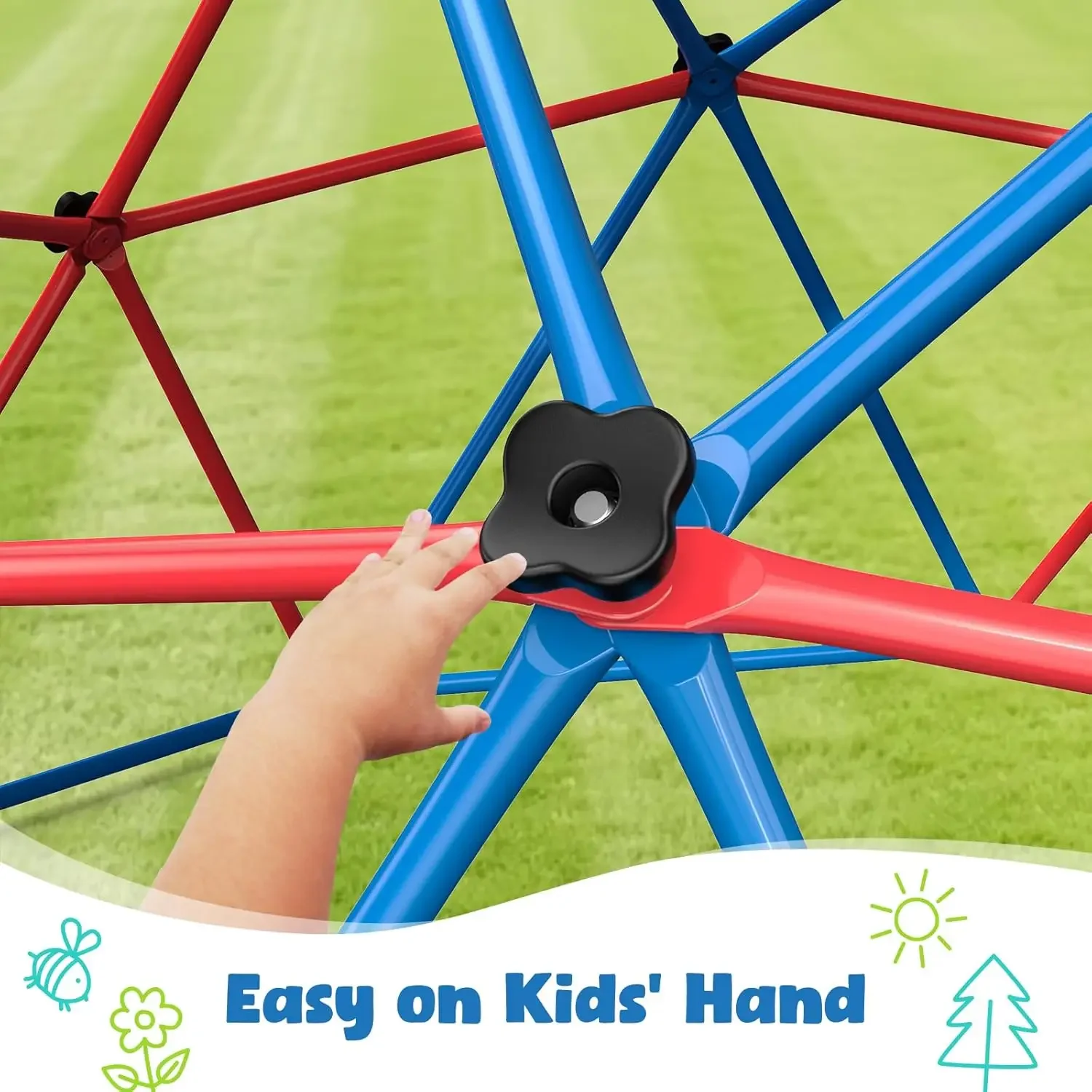 Conjunto de Balanço Hapfan Cli - Kids Outdoor Jungle Gym Dome avaliação e preço