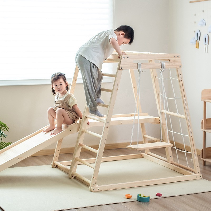 Estrutura de Escalada Infantil - Kids Outdoor Wooden Climbing Frame avaliação e preço