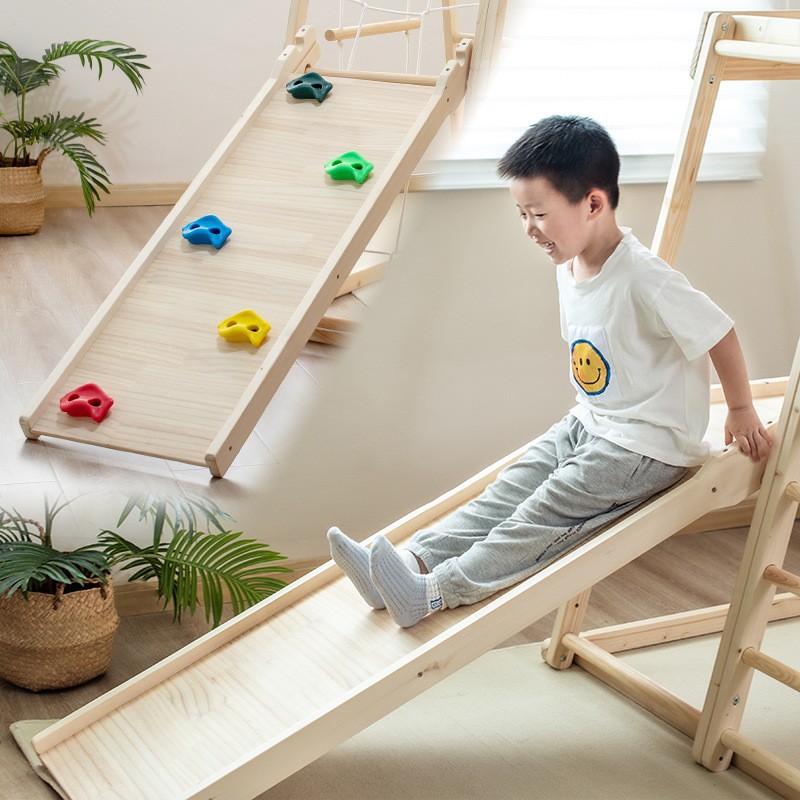 Estrutura de Escalada Infantil - Kids Outdoor Wooden Climbing Frame avaliação e preço