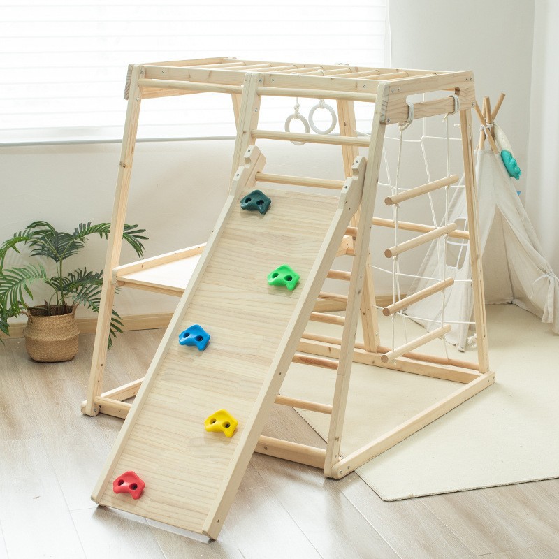Estrutura de Escalada Infantil - Kids Outdoor Wooden Climbing Frame avaliação e preço