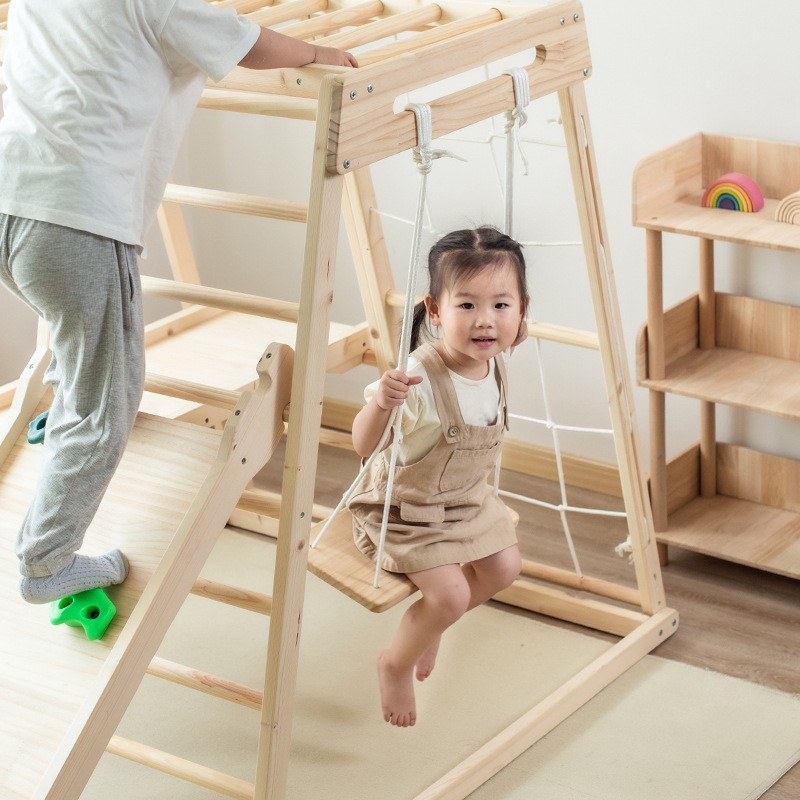 Estrutura de Escalada Infantil - Kids Outdoor Wooden Climbing Frame avaliação e preço