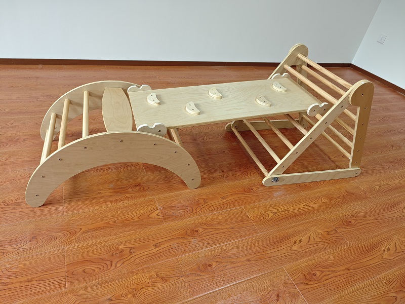 Conjunto de Brincadeiras Monte - Kids Outdoor Wooden Climbing Frame avaliação e preço