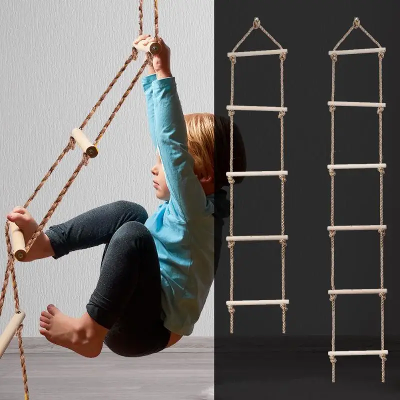 Escada Multi Rungs de Madeira  - Kids Outdoor Climbing Equipment avaliação e preço