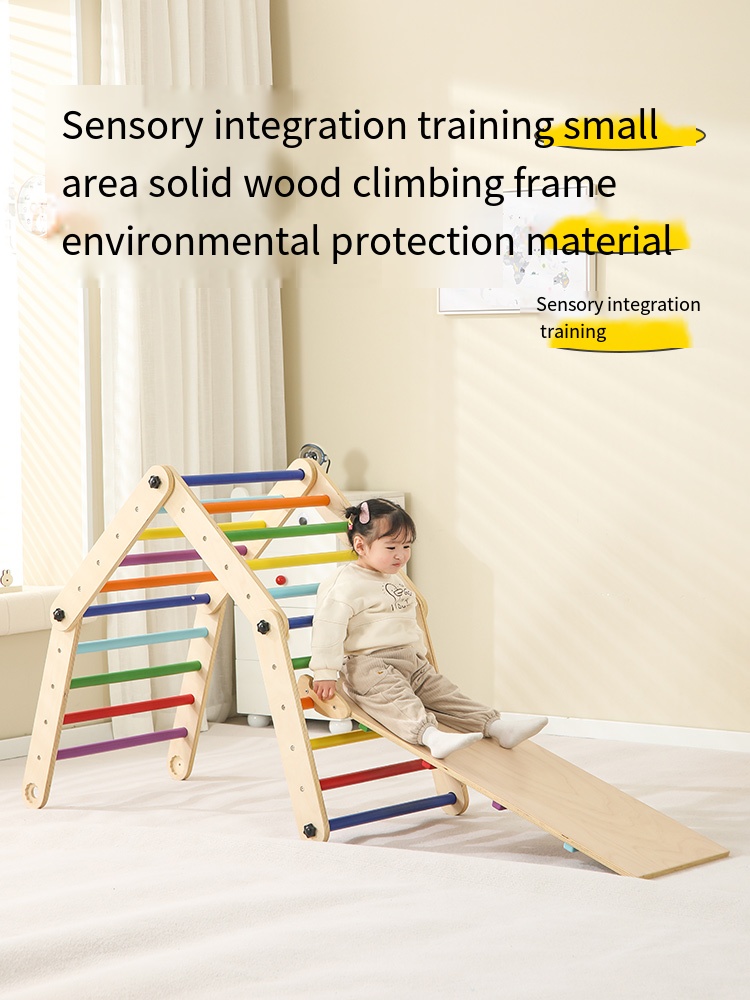 Conjunto de 3 Estruturas de Es - Kids Outdoor Wooden Climbing Frame avaliação e preço