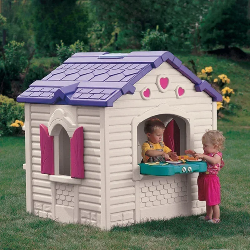 Brinquedos casa de campo usado - Kids Outdoor Cubby House avaliação e preço