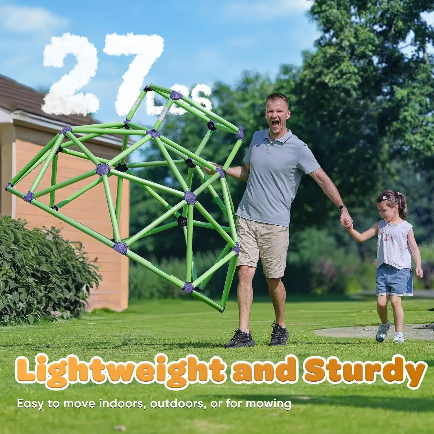 Zupapa Monkey Bars Climbing Do - Kids Outdoor Jungle Gym Dome avaliação e preço