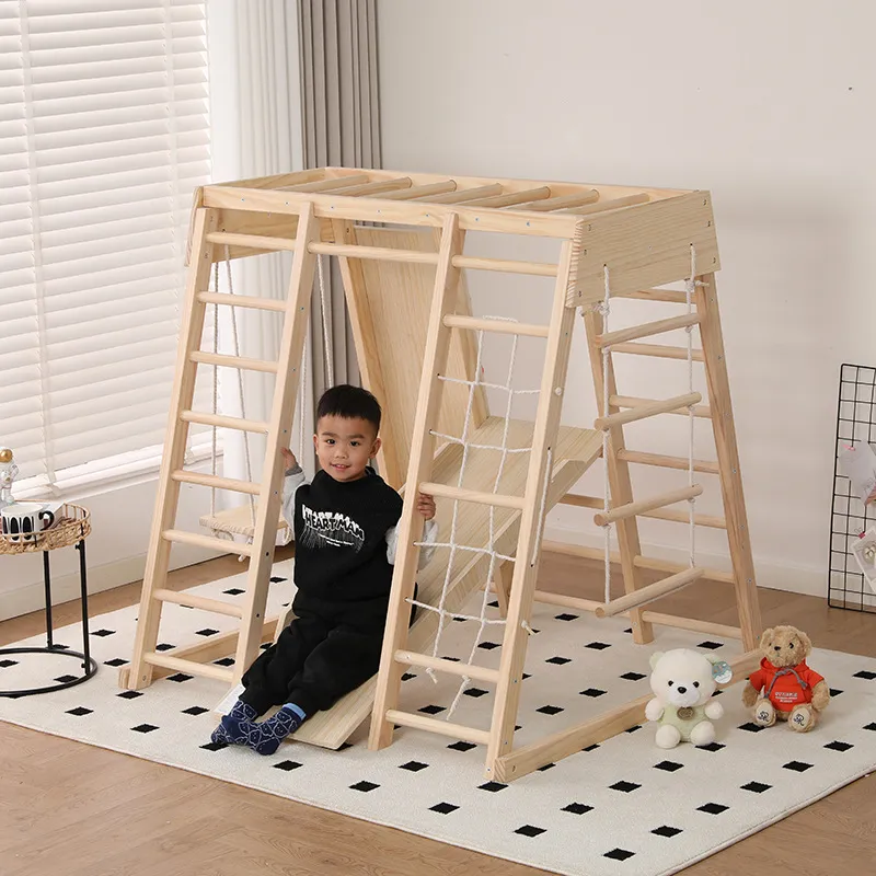 JMZ Estrutura de Escalada e Es - Kids Outdoor Wooden Climbing Frame avaliação e preço