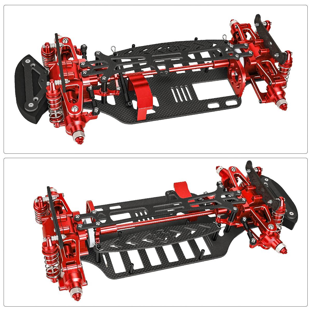 Kit de Chassi em Alumínio e Fi - Tamiya Model Rc Car avaliação e preço