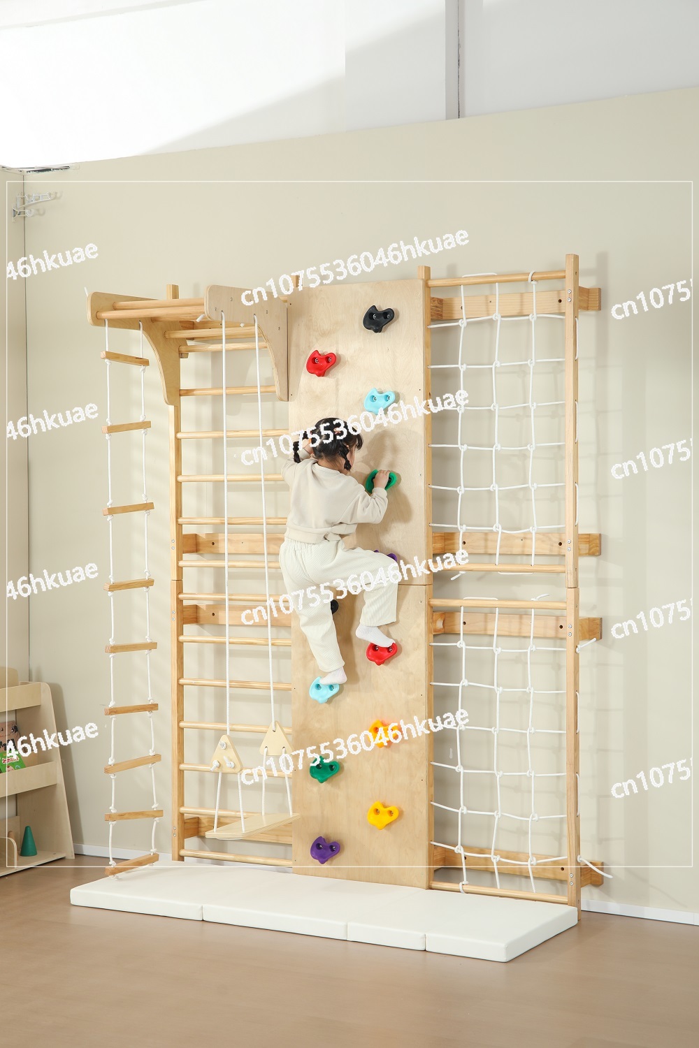 Estrutura de escalada infantil - Kids Outdoor Wooden Climbing Frame avaliação e preço