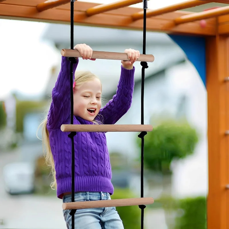 Escada de Corda para Escalada  - Kids Outdoor Swing Set avaliação e preço