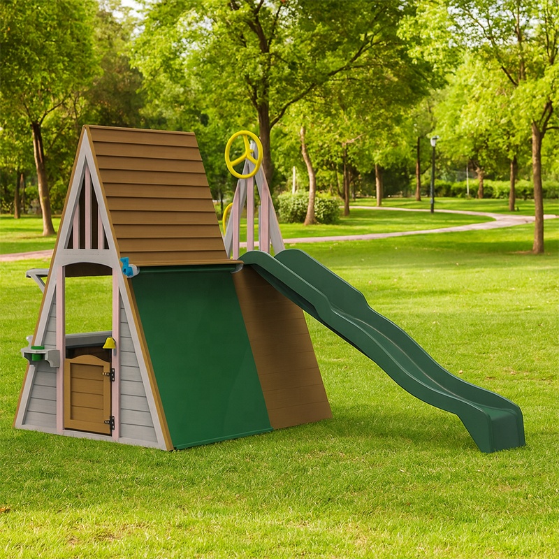 Equipamento de Playground Infa - Kids Outdoor Wooden Climbing Frame avaliação e preço