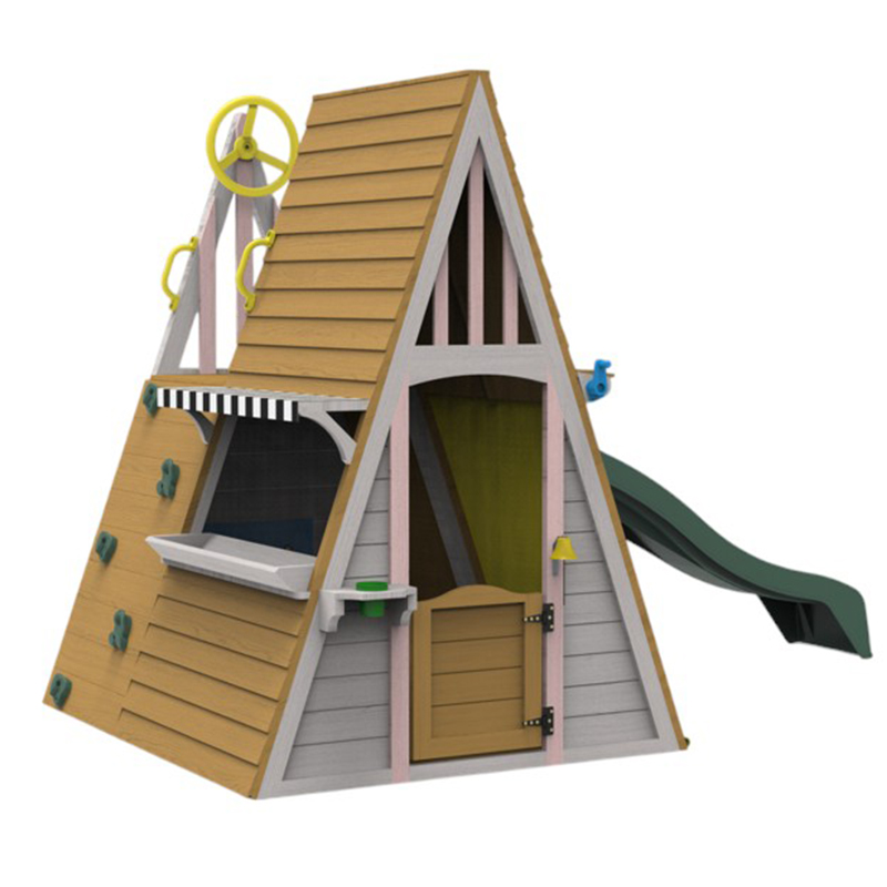 Equipamento de Playground Infa - Kids Outdoor Wooden Climbing Frame avaliação e preço