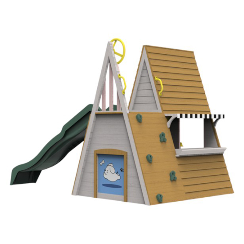 Equipamento de Playground Infa - Kids Outdoor Wooden Climbing Frame avaliação e preço