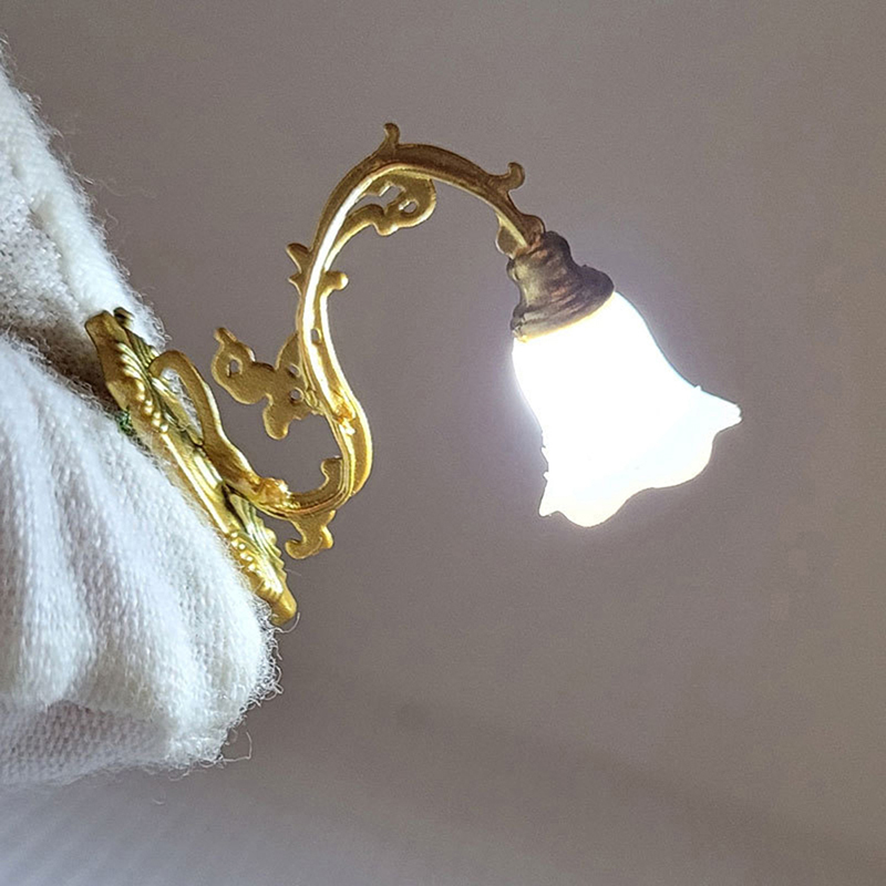 Dollhouse Decor Wall Lamp Mode - Kids Outdoor Cubby House avaliação e preço