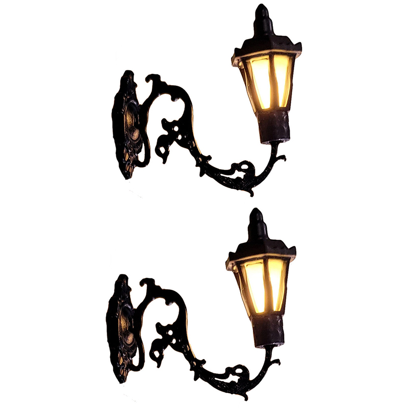 Dollhouse Decor Wall Lamp Mode - Kids Outdoor Cubby House avaliação e preço