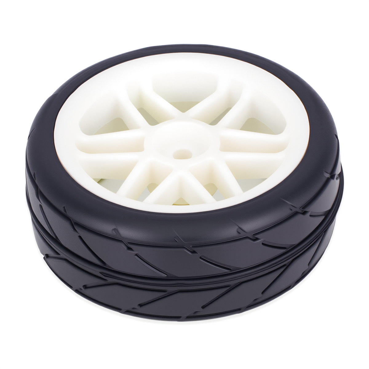 Pre-Glued RC Wheels Tires Set  - Tamiya Model Rc Car avaliação e preço