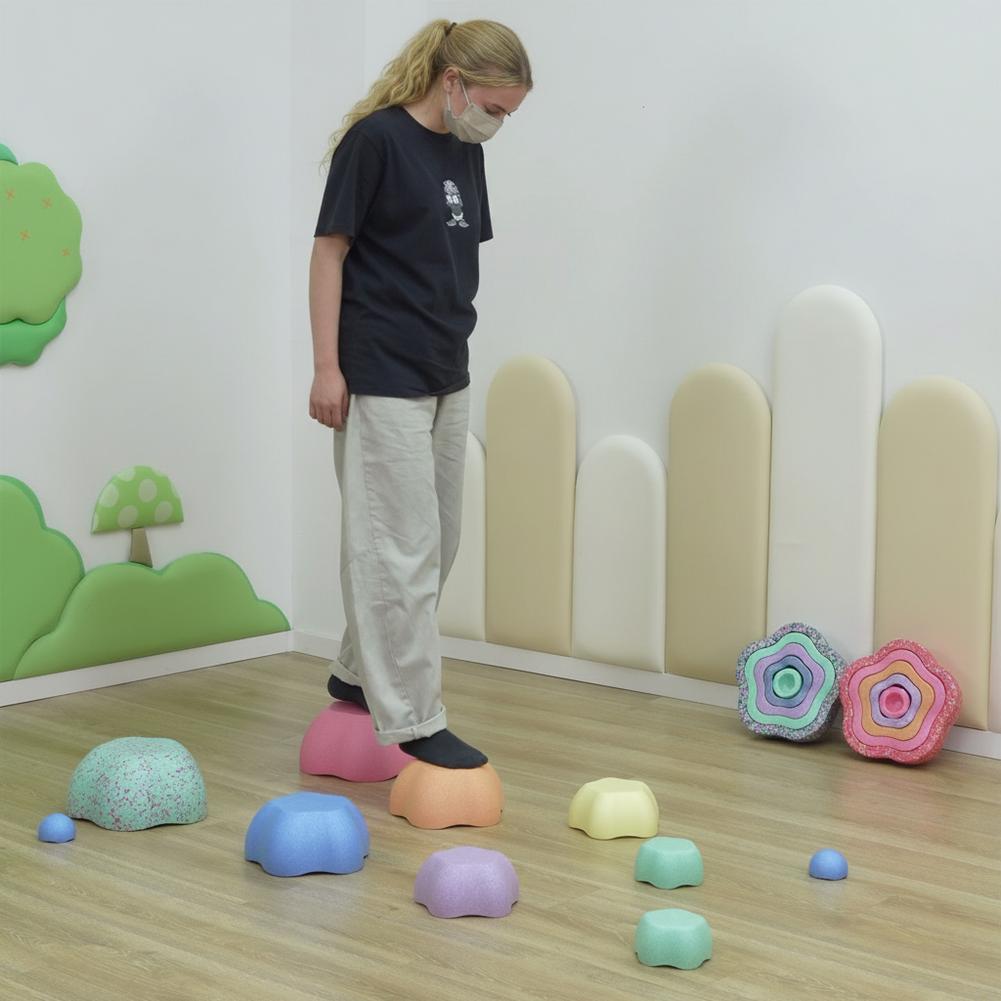 Pedras de Equilíbrio em Forma  - Kids Outdoor Climbing Equipment avaliação e preço