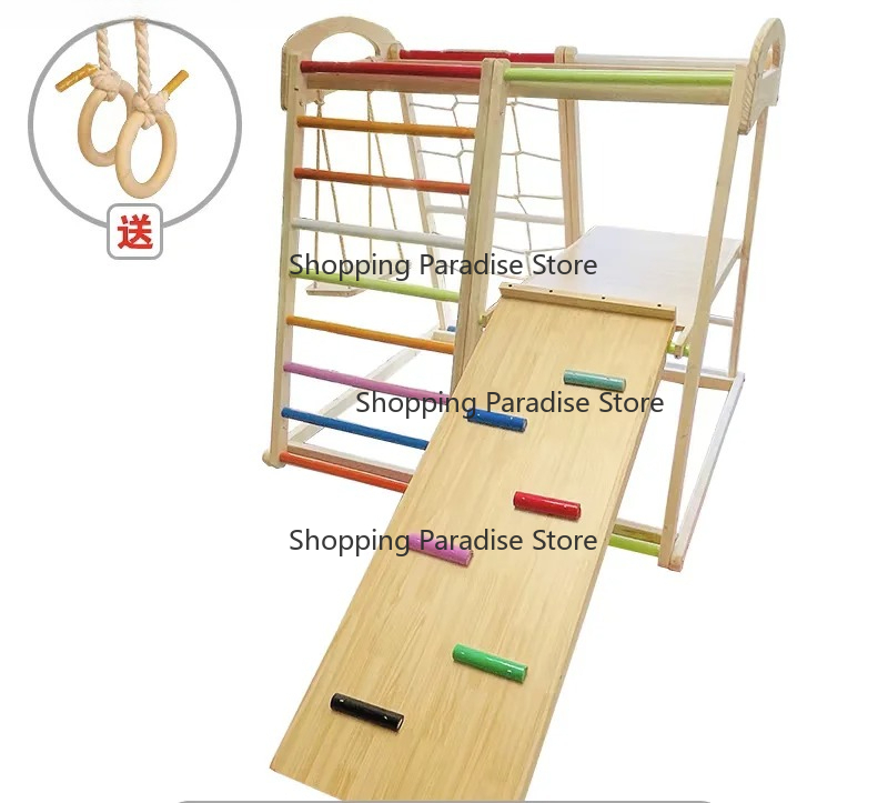 Estrutura de Escalada Infantil - Kids Outdoor Wooden Climbing Frame avaliação e preço